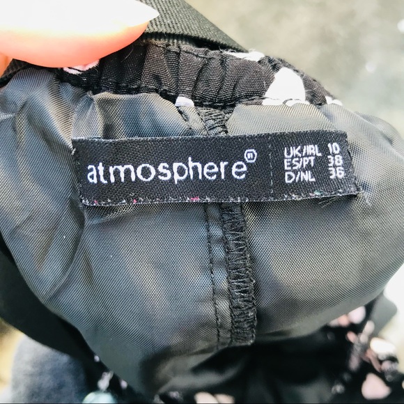 Atmosphere Heart Print Mini Skirt Size 10 - Picture 4 of 4